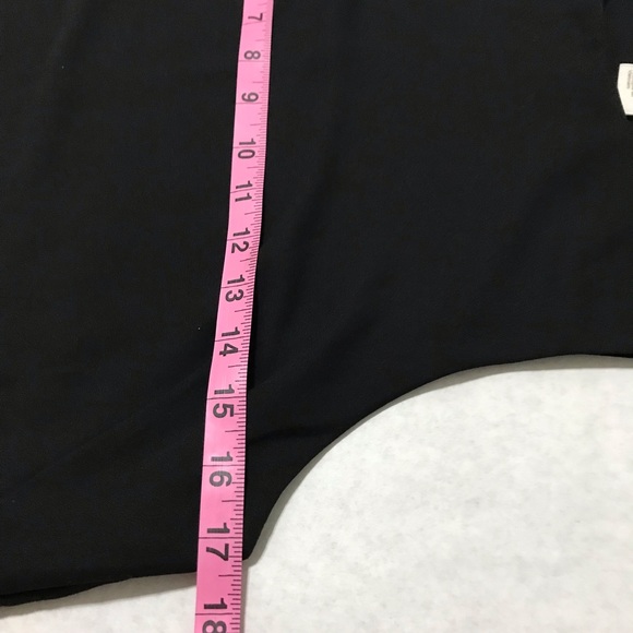 H&M Women’s 8 Black Semi-sheer Relaxed Fit Swing Sleeveless Pullover Tank Dress - Picture 10 of 12